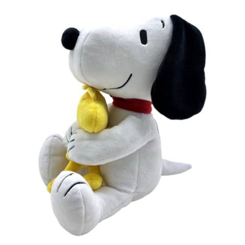 Imagen de Peanuts Peluche Snoopy y en brazos Woodstock perro con pájaro coleccionable