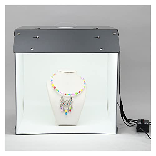 LFOZ 16 x 16 Zoll Fotografietisch, Lichtbox, 102 LEDs, dimmbar, tragbar, für Fotostudio, Studio und Softox (Farbe: EU… – Bild 4
