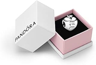 Pandora Moments Women's Sterling Silver Mum Of The Year Heart Bracelet Charm