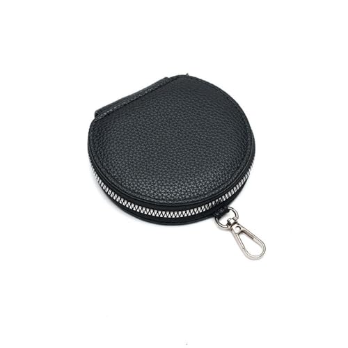 CHUYIX Mini porte-monnaie rond pour femme 1 pièce en cuir femme portefeuille portable tendance...