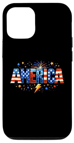 4th Of July USA Flag Memorial Day America �X�}�z�P�[�X iPhone 12/12 Pro �p