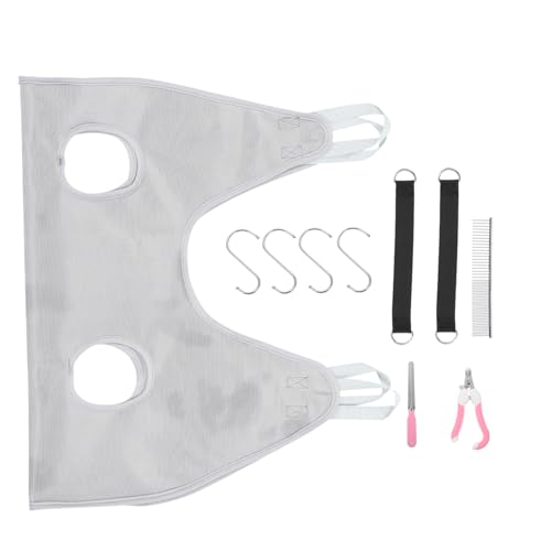 balacoo 1set Professional Pet Nail Cutter and Grooming Hammock for Dogs and Cats Breathable Washable Design for Convenient Pet Grooming