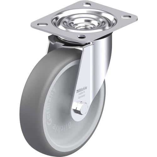 Blickle 605576 Rotella girevole per apparecchiature, Ø 125 mm