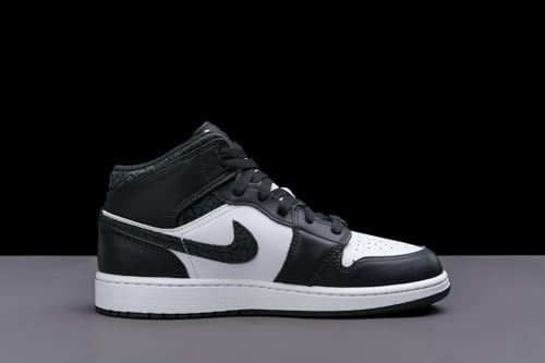 Big Kid's Jordan 1 Mid SE Panda Elephant Off Noir/Blk-Wht-Blk (FB9909 001)3