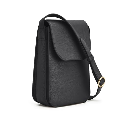 Kattee Small Crossbody Bags for Women Trendy, Leather Phone Purses Wallet Shoulder Handbags Travel with Card Slots