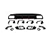 Majolaory Rear Bumper Compatible with Mercedes Benz A-Class W176 A200 A45 AMG 2013-2018 Red Glossy Black Diffuser With Exhaust Pipe Reinforcement Protector Trim(Set B)