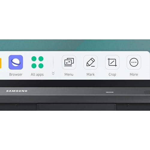 Image of Samsung Interactive Display 2 WA86C 86 Inch Digital Android for Education and Business 4K UHD 3840x2160 with Touch Screen, Wi-Fi, HDMI, USB w /MAJ USB C Dock