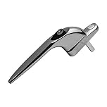 Yale uPVC Universal Window Handle Inline Locking Espag Double Glazing Chrome 40mm