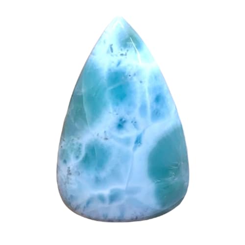 Larimar cabochon de qualité supérieure 38x24mm pour haute joaillerie
