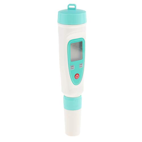 perfk Accurate Salt TDS Meter & Temperature Tester 0-9999ppm with Clear LCD Display for Fast Reading
