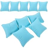 SUPVOX Almohadas para Exhibir Relojes y Pulseras, 10 Piezas, Cojines para Caja de Reloj, Color Azul Claro de Felpa Suave, Organizador de Joyas para Exhibición y Almacenamiento en Hogar