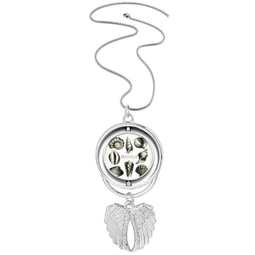 Collier ailes d'ange avec motif festonné noir, finitions de prestige