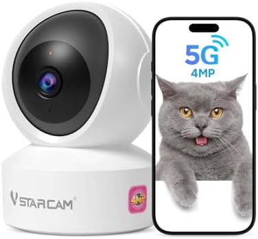 VSTARCAM 5G Security Camera Indoor, 4MP 2.5K Pet Camera with Spea...