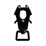 Frosch Clip, Karabiner Hundeleine, Hundhalsband Schnellverschluss, Karabinerhaken für Hundeleine, Clip zum Verbinden von Haustierhalsbändern (20mm, Eckiges Ende)