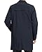 Feziakuk Herren Trenchcoat Einreihig Lang Mantel Leichter Revers Herbst Winter Jacke Übergangsjacke, Dunkelblau L