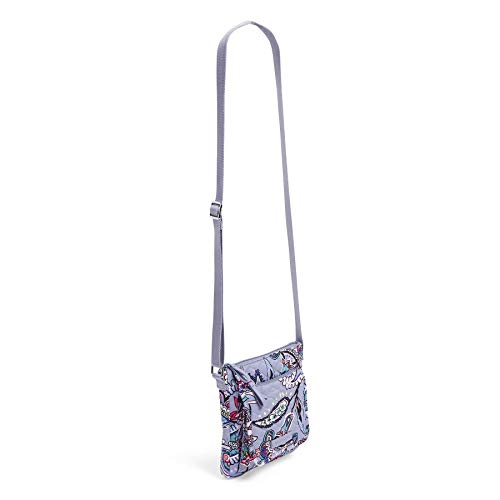 Image of Vera Bradley Women's Cotton Mini Hipster Crossbody Purse With RFID Protection, Makani Paisley, One Size