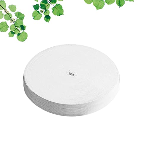 Ruban élastique plat blanc souple et résistant pour accessoires DIY