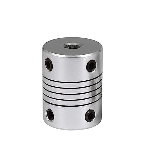 Rigid Coupling,Stainless Steel Rigid Coupling 1pcs D20L25 Aluminum Flexible Coupling for Stepper Motor Coupler Shaft Couplings 3D Printer(3mm x 4mm)
