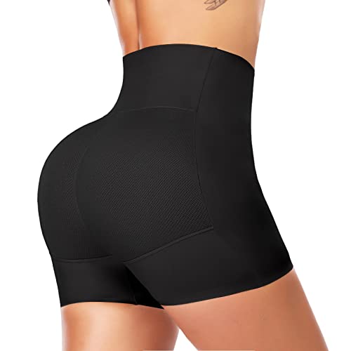 Image of JOYSHAPER Womens Padded Underwear Butt Lifter Panties Shapewear Tummy Control High Waist Hip Pads Enhancer Shorts
