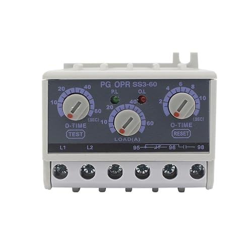 Relais de surcharge électronique PG06-SS3-440 5-60A SS3-UCRG de protection contre perte de phase 1 pc
