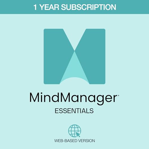 MindManager Essentials | 1 Year Personal Subscription | Visualization Tools and Mind Mapping Software [Web Access]