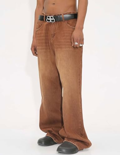 Men Baggy Jeans Y2k Hip Hop Skater Jeans Vintage Purple Jeans Loose Fit Demin Pants Streetwear3