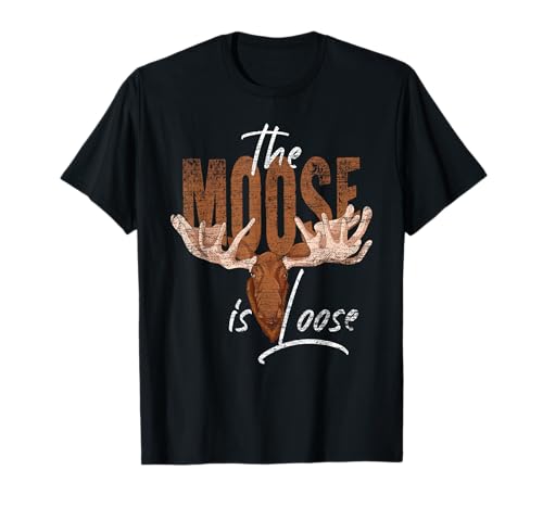 Scandinave Wapiti Bois D'Élan Animal De La Forêt Tête D'Élan T-Shirt