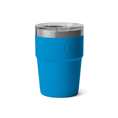 Image of YETI Rambler 16 oz Stackable Tumbler, Vacuum Insulated, Stainless Steel with MagSlider Lid | Stackable