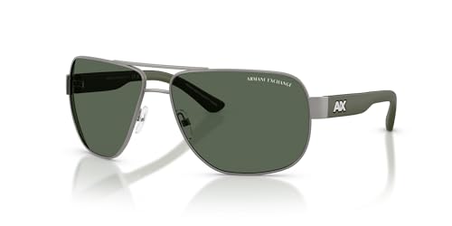 Image of Armani Exchange Mens AX2012S Rectangular Sunglasses
