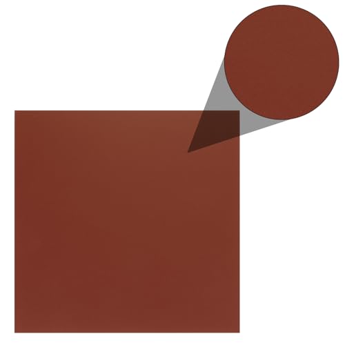 Image of ABS Plastic Sheet 12 x 12 Inch,Flexible Plastic Sheets 1 /16 Inch Thick Thermoplastic Sheet with Leather Texture Wine Red for DIY Crafts Decors 3Pcs