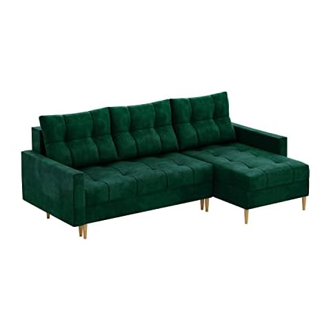 MEBLINI Schlafcouch mit Bettkasten - Kleines Ecksofa Cover