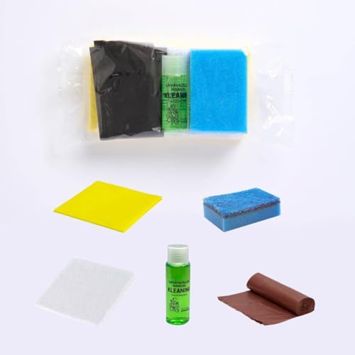 50 Kits de cocina básico con paño rejilla (KC-11)