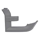 HECASA Left Headlight Bezel Compatible with 2015-2017 Ford F150 Replacement for FL3Z17C755AA Headlamp Molding Cover Door Front Lamp Bezel Trim Plastic(PP) Primed Gray TextureDriver Side