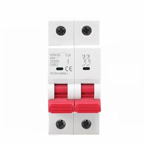 Disjoncteurs miniatures bipolaires 40A 63A courbe C disjoncteur modulaire tableau