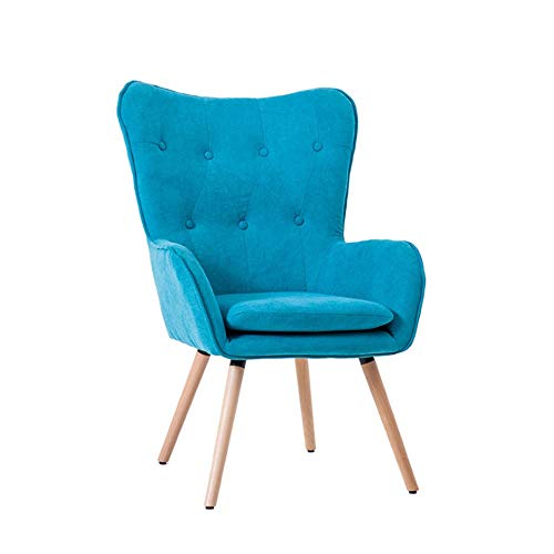 DENGSHENG SHOPS Indoor Home Solid Wood Leg Support and High Rebound Thick Soft and Stylish Sponge Cushion Decompression Sofa Chair