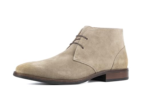 VINTAGE FOUNDRY CO. EST. 2014 Mens Aldwin Chukka, Square Toe Boots, Polyester Lining, Flats Rubber Outsole