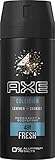 AXE Deospray Collision Leather und Cookies 0% Aluminiumsalze, 150 ml