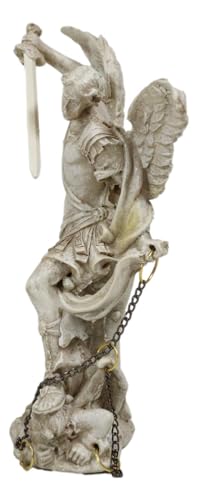 Estatua Religiosa Arcángel Miguel 5 pulgadas miniatura 3