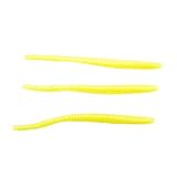 Berkley PowerBait Power Floating Trout Worm Soft Bait - Chartreuse - 3in | 8cm - Trout