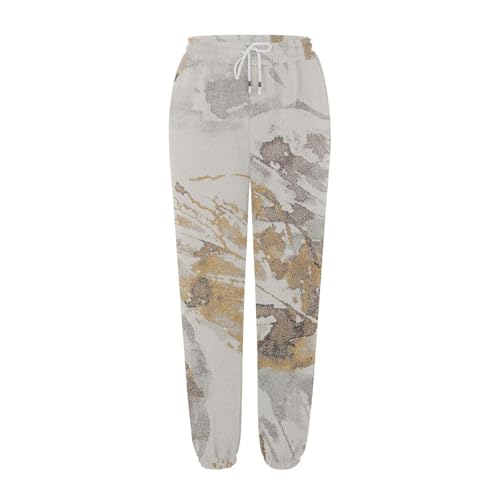 Camo Sweatpants Women Baggy Sweatpant Cargo Drawstring Jeans for Women Casual Elastic Waist Wide Leg Pants with Pocket4