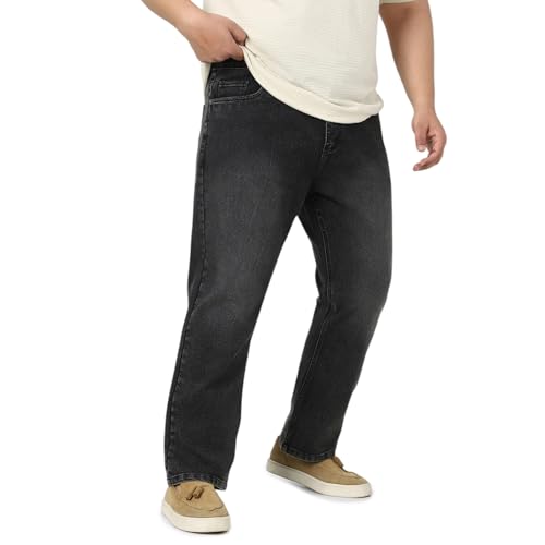 Image of Urbano Plus Men's Straight Fit Mid Rise Jeans