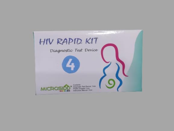 HIV 4th Generation Test Kit, At-Home AG Testing after 10days to lifetime
