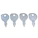 DVPARTS Ignition Key Fits All Hustler Zero Turn Mower Raptor, FasTrak, Super Z (4)