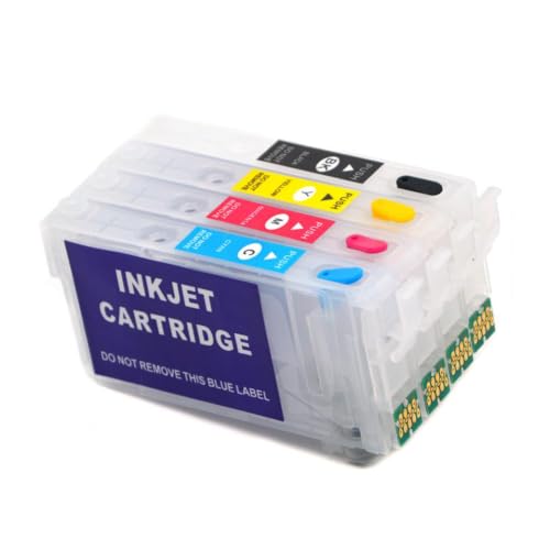 Cartucho recargable 822 de 4 colores con chip para Epson WF-3820 y WF-4820