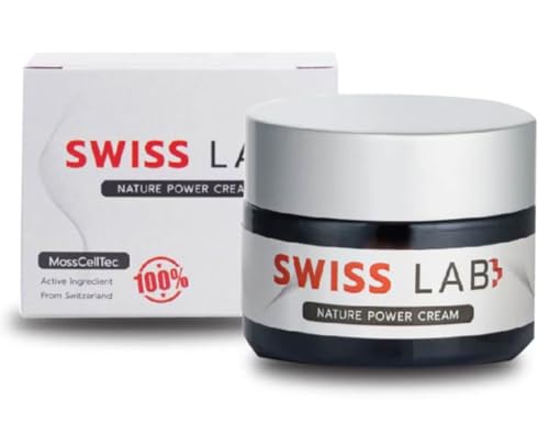 SWISS LAB Nature Power Cream - Advanced Hydrating & Brightening Facial Moisturizer with 5 Swiss...