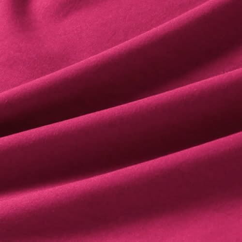 Image of Body Pillow Pillowcase with Zipper 1 piece,Rose Pink,20 inchx54 inch