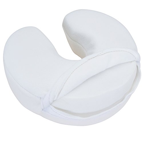Image of EARTHLITE Massage Face Cradle Cushion MEMORY FOAM - Massage Table & Massage Chair Headrest Pillow w / Washable Fleece Cover
