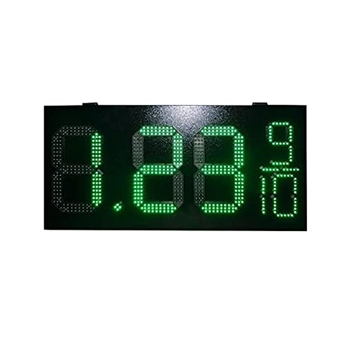 Cronómetro digital para carreras al aire libre, resistente a la lluvia, caja de hierro, LED rojo de 8 pulgadas, ideal para eventos deportivos, maratones y escalada (placa de precios de 12 pulgadas, modelo 1) miniatura 1
