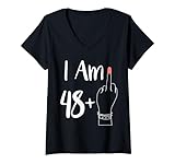 I Am 48 Plus 1 Middle Finger For A 49th women idea