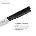 KitchenAid Classic Serrated Paring Knife with Custom-Fit Blade Cover, 3.5-inch, Sharp Kitchen Knife, High-Carbon Japanese Stainless Steel Blade, Black
